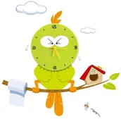 Lampy pozostałe - KINKIET BIRD LED CLOCK 1W LED Sprawdź kupon rabatowy w koszyku - miniaturka - grafika 1