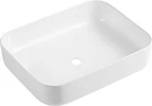Umywalki - Omnires Umywalka ceramiczna nablatowa cieńkościenna 50x38,5x13,5cm,Corona Corona500BP - miniaturka - grafika 1