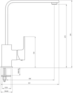 Deante Anemon BCZ 062M - Baterie kuchenne Deante Anemon BCZ 062M - Baterie kuchenne - miniaturka - grafika 4