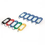 Artykuły biurowe - ARGO Zawieszka do kluczy czerwona /607134/ AR320-3 - miniaturka - grafika 1