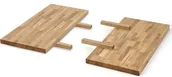 Stoły - Halmar PRZEDŁUŻKA BLATU APEX & RADUS 85x40 cm Dąb naturalny Drewno lite PRZEDŁUŻKA BLATU APEX & RADUS 85x40 cm Dąb naturalny Drewno lite - miniaturka - grafika 1