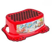 Wanienki dla dzieci - Tega Baby Podnóżek Auta czerwony - miniaturka - grafika 1