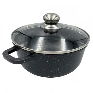 Kinghoff Lumarko Kinghoff garnek marmurowy 20cm kh-1593 2,3l! KH-1593 Kinghoff - Garnki - miniaturka - grafika 4