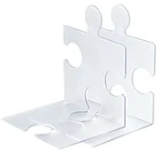 Akcesoria car audio - Han podpórka do książek/na płyty, w kształcie puzzla, stabilna i elegancka Można go dowolnie łączyć, zestaw zawiera 2 sztuki 9212-63 - miniaturka - grafika 1