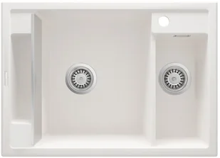 Deante Zlewozmywak granitowy magnetyczny alabaster MAGNETIC ZRM A103 - Zlewozmywaki - miniaturka - grafika 9