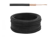 Kable - Libox Kabel koncentryczny RG58 50ohm CU+CU czarny cb - miniaturka - grafika 1