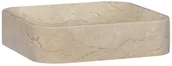 Umywalki - vidaXL Lumarko Umywalka, kremowa, 40x40x10 cm, marmurowa! 149168 - miniaturka - grafika 1