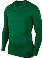 Gadżety dla kibiców - Nike Pro TOP Crew LS kompresji Shirt męski, zielony, xxl 838077-302 - miniaturka - grafika 1