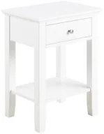 Szafki nocne - Actona szafka LINNEA biała - MDF 0000077831 - miniaturka - grafika 1
