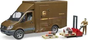 Samochody i pojazdy dla dzieci - Bruder MB Sprinter UPS with driver and accessories 2538 - miniaturka - grafika 1