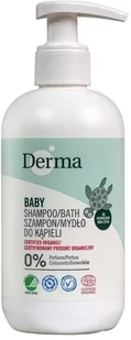 Derma Derma 250ml Gel/Shampoo Płyn do kąpieli 250ml - Kosmetyki kąpielowe dla dzieci - miniaturka - grafika 2