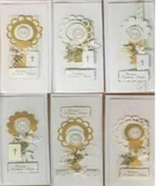 Powieści - Panorama Karnet Komunia DL ręcznie robiony + koperta - miniaturka - grafika 1