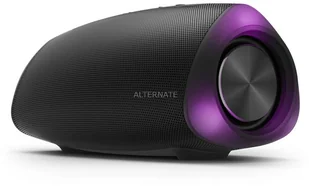 Philips Audio S5305/00 głośnik Bluetooth z wbudowanym mikrofonem (Bluetooth 5.0, wodoodporny, czas pracy 12 godzin, 2 pasywne basy, wielokolorowe diody LED), czarny model 2020/2021 TAS5305/00 - Powerbanki - miniaturka - grafika 2