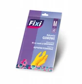 Inne artykuły do sprzątania - Rękawice gumowe uniwersalne Fixi rozmiar M - miniaturka - grafika 1