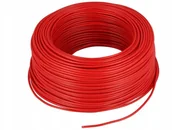 Kable komputerowe i do monitorów - Przewód instalacyjny linka LgY 1x4mm czerwony 100m - miniaturka - grafika 1