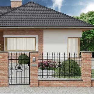 Polbram Steel Group Przęsło Flores 120 x 200 cm - Ogrodzenia - miniaturka - grafika 2