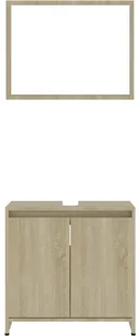 vidaXL vidaXL Zestaw mebli łazienkowych, dąb sonoma, płyta wiórowa 8720286016015 - Meble łazienkowe - miniaturka - grafika 6