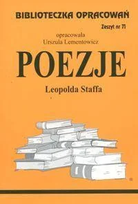 Biblios Urszula Lementowicz Biblioteczka Opracowań. „Poezje” Leopolda Staffa - Lektury szkoła podstawowa - miniaturka - grafika 2