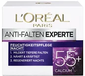 Kremy do twarzy - L'Oréal Paris Przeciwzmarszczkowa Expert wilgotności wapnia 55 + nacht pielęgnacja, szt. (3 X 50 ML) A89919 - miniaturka - grafika 1