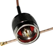 Pigtaile światłowodowe - brak danych Pigtail U.FL N/m 30 cm - miniaturka - grafika 1