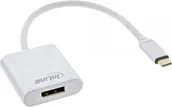 Adaptery i przejściówki - InLine Adapter USB DisplayPort USB 0.2m Biały 64102S 64102S - miniaturka - grafika 1