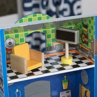 KidKraft Drewniany Domek Superbohatera Straż - Domki dla lalek - miniaturka - grafika 5