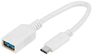 Vivanco Adapter USB Typ A gniazdo) USB Typ C wtyk) 0.1m Biały  0.1m - Złącza, przejściówki, adaptery - miniaturka - grafika 2