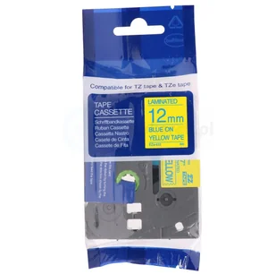 Brother strefadrukarek.pl Taśma TZe-633 12mm x 8m żółta niebieski nadruk - zamiennik | OSZCZĘDZAJ DO 80% - ZADZWOŃ! 730811399 PROMOCJA! TZe-633 - Etykiety do drukarek - miniaturka - grafika 2