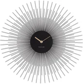 Zegary - Karlsson Zegar ścienny Peony 45 black by KA5817BK - miniaturka - grafika 1