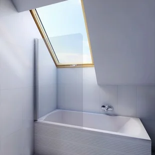 DUSO Parawan nawannowy jednoczęściowy DUSO 80x140 szkło transparentne DS101T DS101T - Parawany nawannowe DUSO Parawan nawannowy jednoczęściowy DUSO 80x140 szkło transparentne DS101T DS101T - Parawany nawannowe - miniaturka - grafika 1