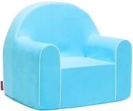 Fotele i pufy dla dzieci - Fotelik piankowy MIDI niebieski Kolory! - miniaturka - grafika 1