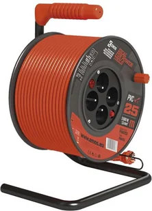 Emos Przedłużacz bębnowy 4 gniazda z uziemieniem 3x1,5 25m pomarańczowy P194253 - Przedłużacze i rozgałęźniki - miniaturka - grafika 3