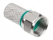 Akcesoria TV-SAT - Wtyk Sat F HQ+uszczelka Cu RG6-U | - miniaturka - grafika 1