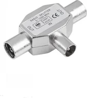 Inne akcesoria audio-wideo - NoName Rozgałęźnik ind metal 1 wt./2 gn ZLA0362 - miniaturka - grafika 1