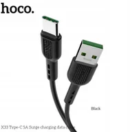 Kable USB - Hoco kabel Surge Fast Charge 5A Typ C X33 czarny - miniaturka - grafika 1