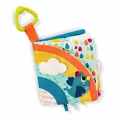 Grzechotki dla dzieci - B.Toys Rainbow Sunshine Książeczka Sensoryczna - miniaturka - grafika 1