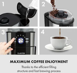 Ekspres do kawy Klarstein TK3G-Grind&Brew - Ekspresy do kawy - miniaturka - grafika 7