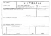 Druki akcydensowe - Firma krajewski Likwidacja środka trwałego LT [Pu/K-157] 47154_0 - miniaturka - grafika 1
