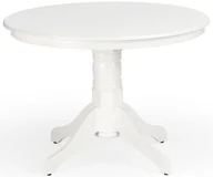 Stoły - Halmar Stół drewniany GLOSTER biały z okrągłym blatem - miniaturka - grafika 1