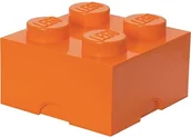 Pojemniki na zabawki - Lego Pojemnik "Brick 4" w kolorze pomarańczowym - 25 x 18 x 25 cm - miniaturka - grafika 1
