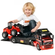 Samochody i pojazdy dla dzieci - Wader Quality Toys Wader QT MAMMOET Volvo Samochód Holownik Ładowarka 567330 - miniaturka - grafika 1