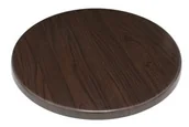 Meble gastronomiczne - Bolero Blat stołowy okrągły | ciemny brąz | różne wymiary | śr.600-800mm GG643 - miniaturka - grafika 1