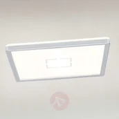Lampy sufitowe - Briloner Lampa sufitowa LED Free, 29 x 29 cm, srebrna - miniaturka - grafika 1