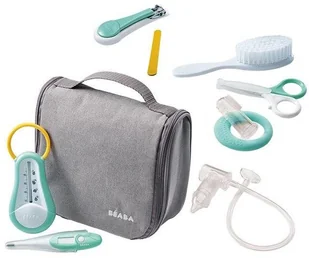 Béaba Béaba: kosmetyczka z 9 akcesoriami Toiletry Pouch (Szary) - Inne akcesoria do pielęgnacji dzieci - miniaturka - grafika 4