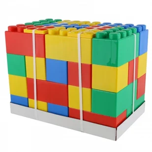 Wader Quality Toys Klocki XXL 45 Elementów + 45 łączników 68071 - Klocki - miniaturka - grafika 2