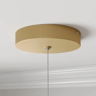 Rothfels Rothfels Gion lampa wisząca LED 1pkt biała/mosiądz - Lampy sufitowe Rothfels Rothfels Gion lampa wisząca LED 1pkt biała/mosiądz - Lampy sufitowe - miniaturka - grafika 3