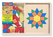 Zabawki kreatywne - Melissa&Doug Melissa Drewniana Układanka Geometryczna 10029 10029 Melissa) 10029 MELISSA - miniaturka - grafika 1