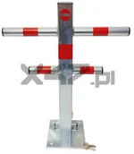 Wyposażenie miejsc publicznych - Polski produkt Blokada parkingowa - składana JEŻ XJZ-O zamykana na klucz - miniaturka - grafika 1