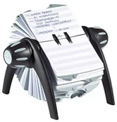 Pudła i kartony archiwizacyjne - Durable Telindex flip 241601 wizytownik obrotowy, czarny 2416-01 - miniaturka - grafika 1