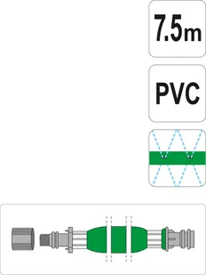 FLO WĄŻ ZRASZAJĄCY PŁASKI 7,5M 89360 ZYSKAJ RABAT 30 ZŁ 89360 - Węże ogrodowe i zraszacze - miniaturka - grafika 3